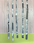 Aspens in Rose Coloured Forest