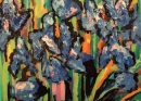 Irises in the Garden